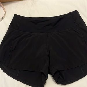 Lululemon Speed up Short 4 TALL Black